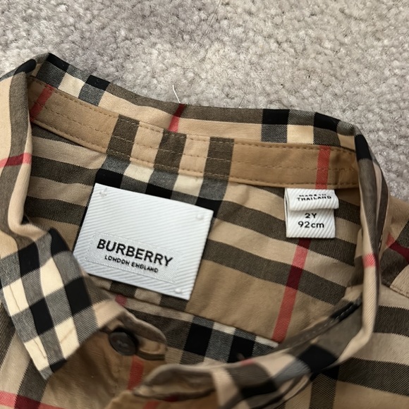 Authentic Burberry Fredrick Toddler Shirt - 2Y - Picture 4 of 9